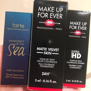 Tarte and Make Up For Ever Foundation Bundle